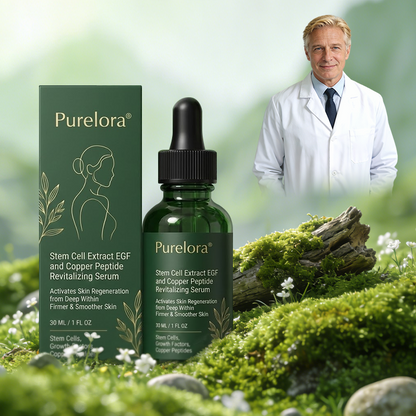 💖Change from the inside out | Purelora® Stem Cell–Derived EGF & Copper Peptide Activating Serum  (Deeply activates skin renewal from within for firmer, smoother-looking skin)