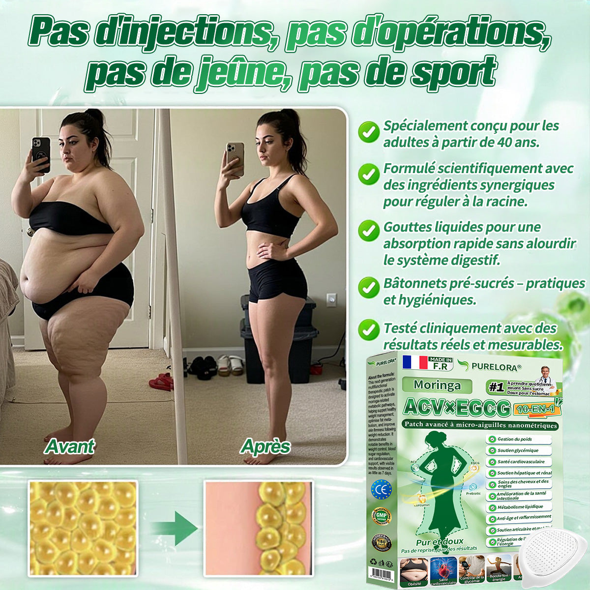 🏥Pharmacie en ligne française p𝒖𝒓𝒆𝒍𝒐𝒓𝒂® 𝑨𝑪𝑽 × 𝑬𝑮𝑪𝑮 𝟏𝟎-𝒆𝒏-𝟏 𝐏𝐚𝙩𝙘𝙝 𝙈𝙞𝙘𝙧𝙤𝙣é𝙚𝒅𝒍𝒆 𝑨𝒗𝒂𝐧𝐜é 𝙉𝙖𝒏𝒐 (𝐔𝐧𝐞 𝐬𝐞𝐮𝐥𝐞 𝐟𝐨𝐢𝐬 𝐩𝐚𝐫 𝐣𝐨𝐮𝐫, 𝐜𝐡𝐚𝐧𝐠𝐞𝐦𝐞𝐧𝐭𝐬 𝐯𝐢𝐬𝐢𝐛𝐥𝐞𝐬 𝐞𝐧 𝟕 𝐣𝐨𝐮𝐫𝐬) ✅𝐏𝐨𝐮𝐫 𝐥’𝐨𝐛é𝐬𝐢𝐭é, 🅟🅔🅐🅤 🅡🅔🅛â🅒🅗é🅔,𝐝𝐢𝐚𝐛è𝐭𝐞, 𝐚𝐩𝐧é𝐞 𝐝𝐮 𝐬𝐨𝐦𝐦𝐞𝐢𝐥, 𝐩𝐫𝐨𝐛𝐥è𝐦𝐞𝐬 𝐚𝐫𝐭𝐢𝐜𝐮𝐥𝐚𝐢𝐫𝐞𝐬, 𝐞𝐭 𝐛𝐢𝐞𝐧 𝐩𝐥𝐮𝐬